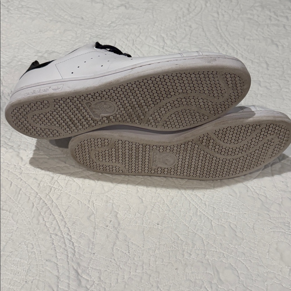 Adidas Men's Stan Smith White and Black Sneakers Mens Size 12 Great Condition - Picture 6 of 7